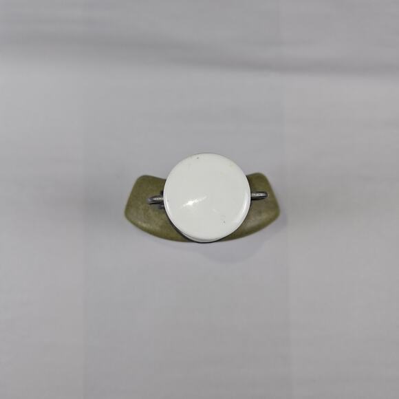 Vintage German Hip Flask Wild Boar Hinged Captive Top Liquor Stoneware Hunting - Picture 7 of 13